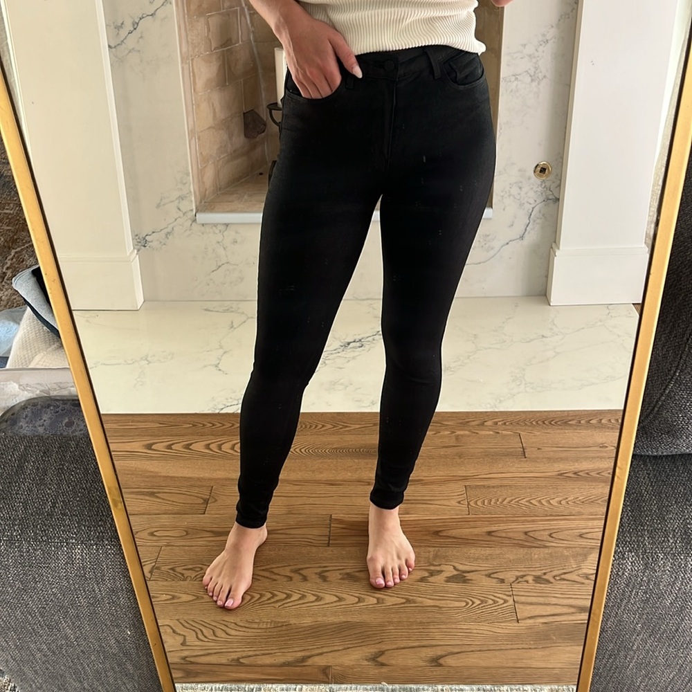 L'AGENCE Black Skinny Jeans Premium Fit